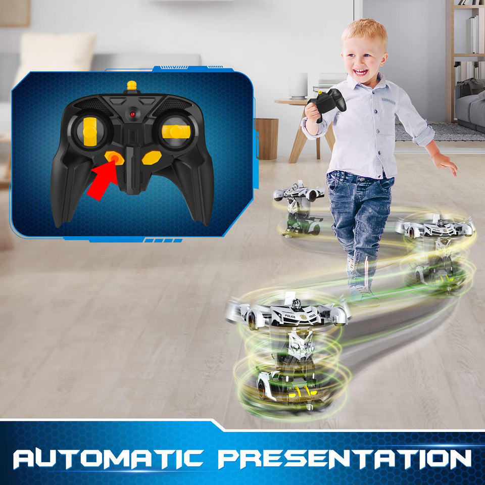 Remote Control Car - Transform Toys Car Robot,