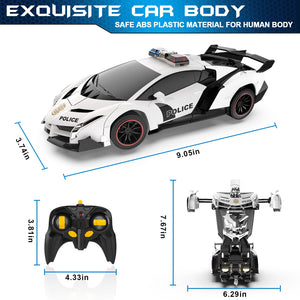 Remote Control Car - Transform Toys Car Robot,