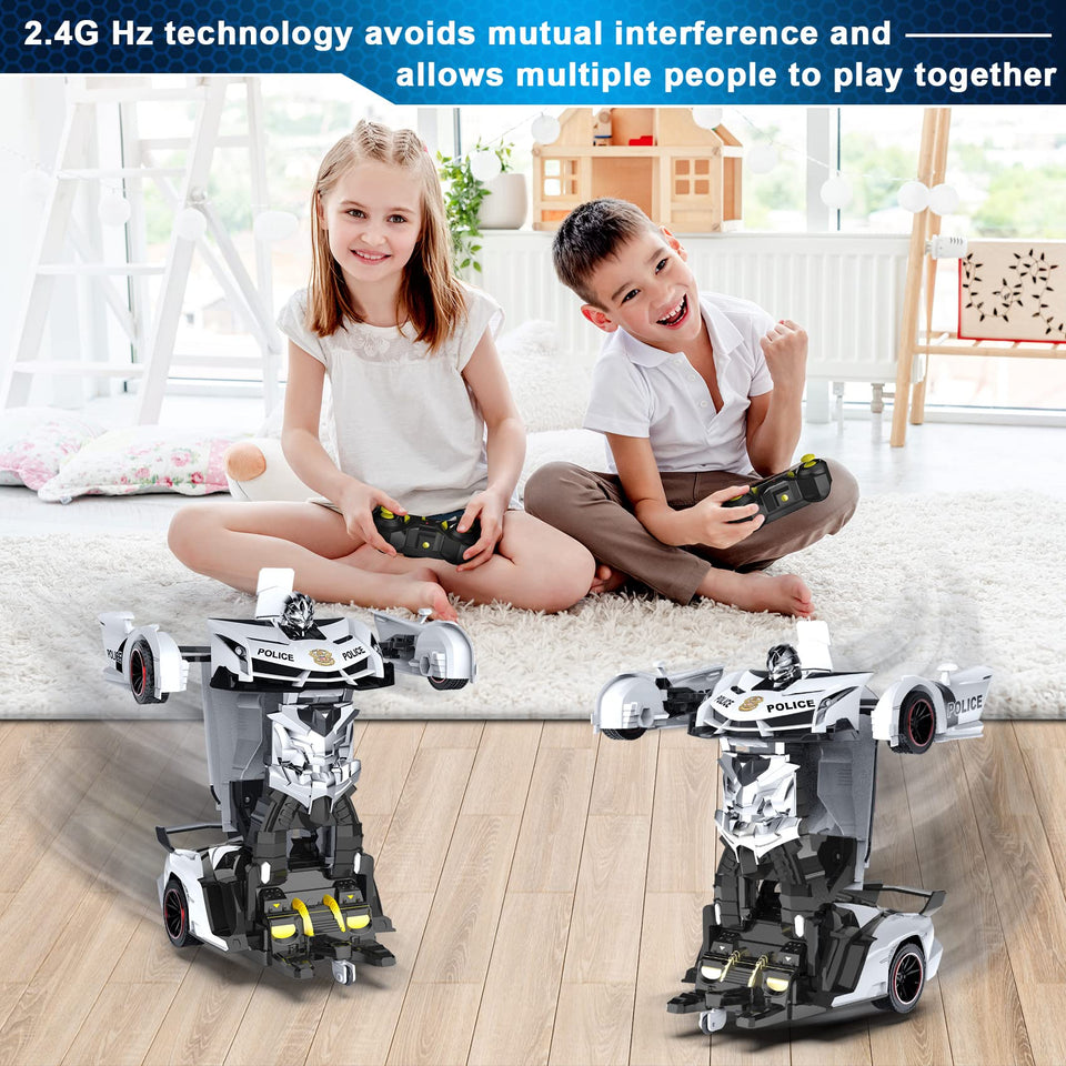 Remote Control Car - Transform Toys Car Robot,