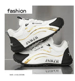 Zapatos informales con superficie de cuero para hombre, calzado deportivo