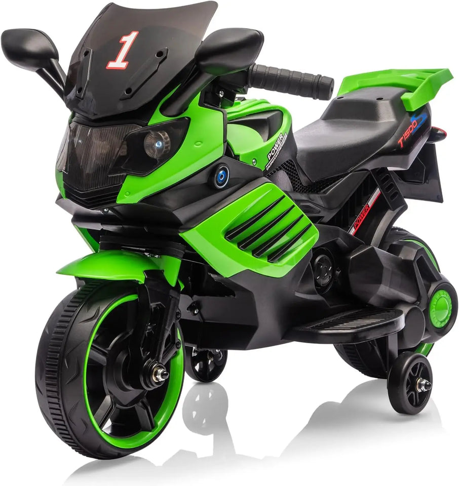 Motocicleta para niños de 6 V, coche de juguete eléctrico