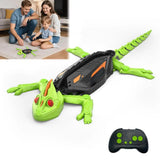 Robot Gecko de escalada de pared con Control remoto, juguete de escalada para niños,