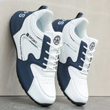 Zapatos informales con superficie de cuero para hombre, calzado deportivo