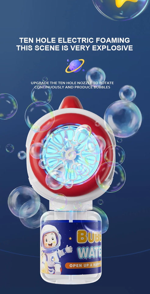 Pistola de burbujas totalmente automática