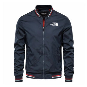 Men's woven casual multi-functional jacket, outdoor sports windproof, waterproof, sun-proof, hoodless slimming jacket