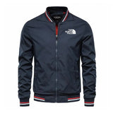 Men's woven casual multi-functional jacket, outdoor sports windproof, waterproof, sun-proof, hoodless slimming jacket