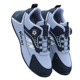 Zapatos deportivos ligeros con superficie de cuero para hombre,