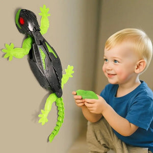 Robot Gecko de escalada de pared con Control remoto, juguete de escalada para niños,