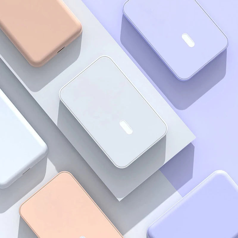 cargador rápido inalámbrico magnético para batería de respaldo de iPhone