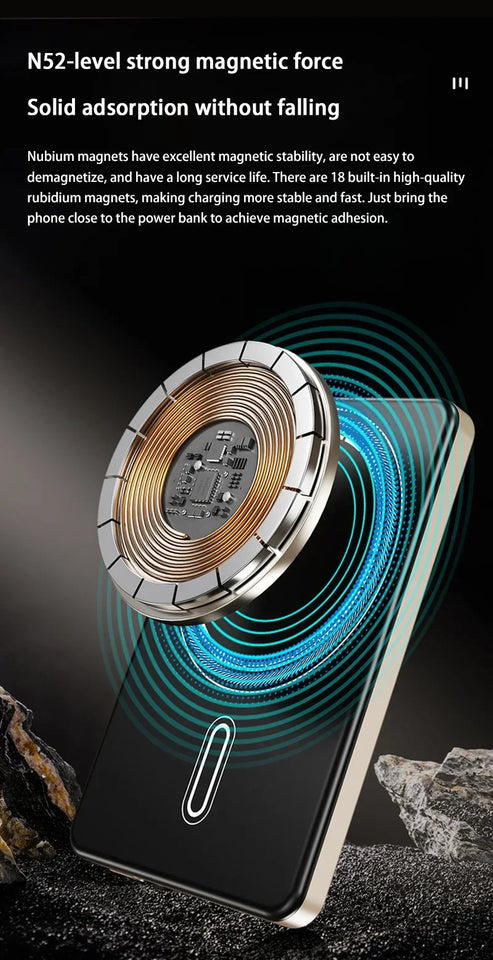 energía inalámbrico magnético portátil PD22.5W