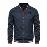 Men's woven casual multi-functional jacket, outdoor sports windproof, waterproof, sun-proof, hoodless slimming jacket