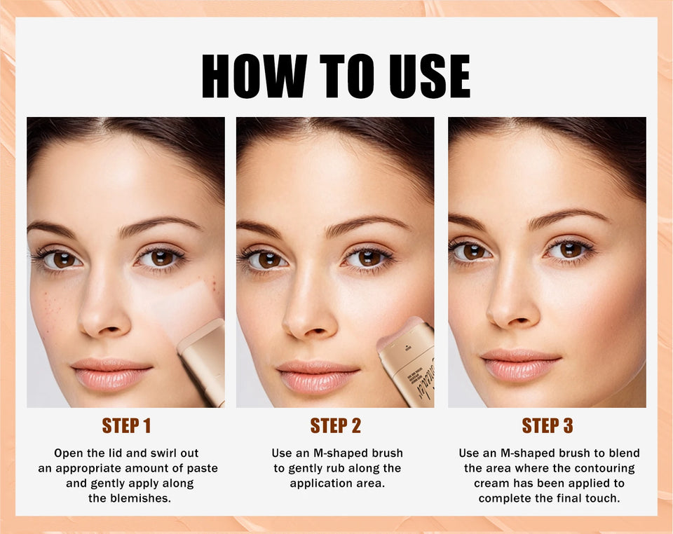 Borrador corrector en barra cubierta ojeras pecas tatuaje hidratante