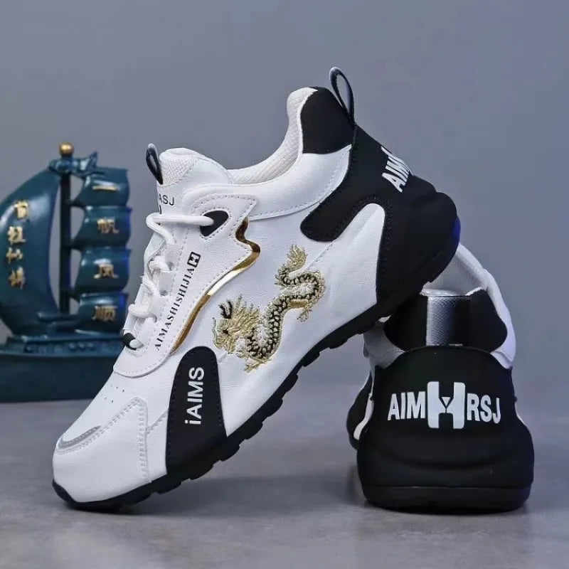 Zapatillas de deporte de lujo para hombre, zapatos informales a la moda,