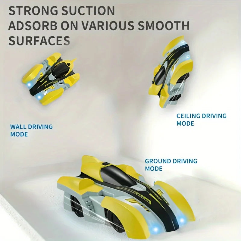 Coche teledirigido para subir paredes 360