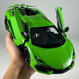 Lamborghini Revuelto-Super coche deportivo de aleación, modelo fundido a presión,