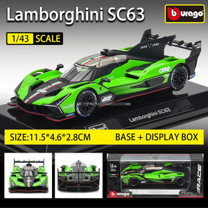 Lamborghini SC63 LMDh Porsche 963 Romeo modelo de carreras