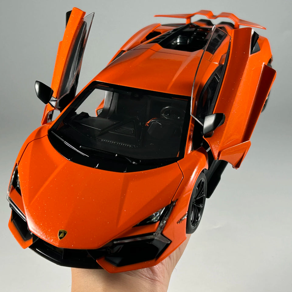 Lamborghini Revuelto-Super coche deportivo de aleación, modelo fundido a presión,