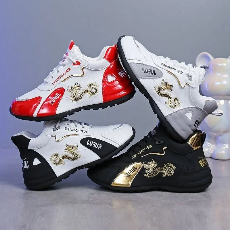 Zapatillas de deporte de lujo para hombre, zapatos informales a la moda,