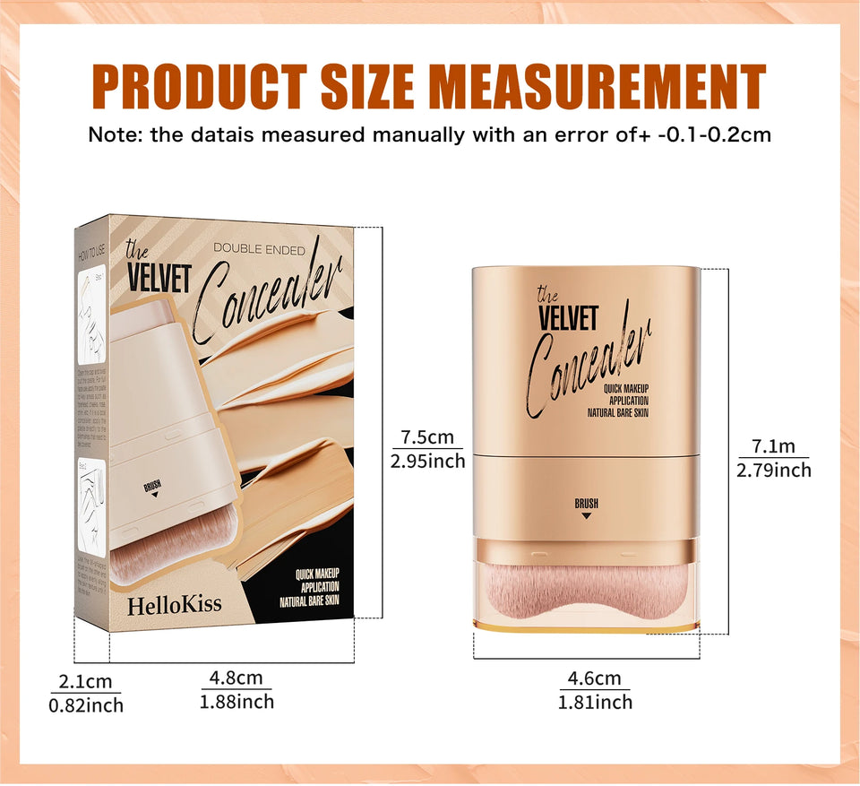 Borrador corrector en barra cubierta ojeras pecas tatuaje hidratante