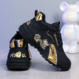 Zapatillas de deporte de lujo para hombre, zapatos informales a la moda,