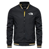 Men's woven casual multi-functional jacket, outdoor sports windproof, waterproof, sun-proof, hoodless slimming jacket