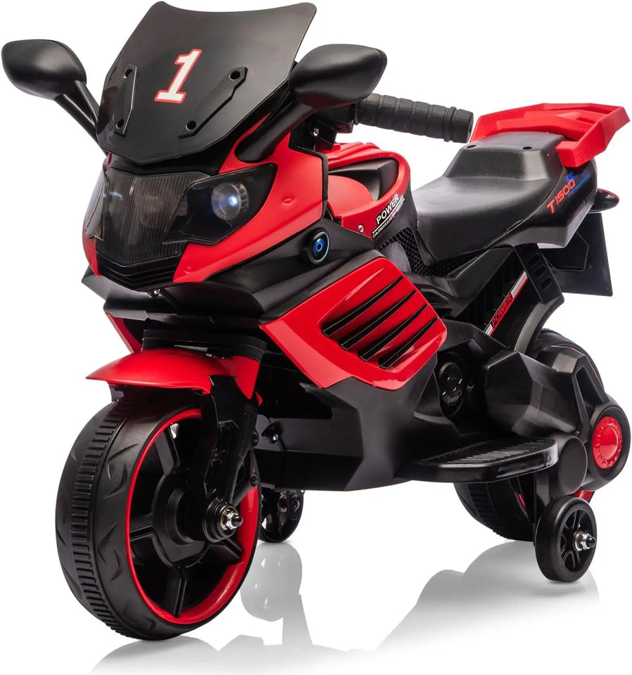 Motocicleta para niños de 6 V, coche de juguete eléctrico