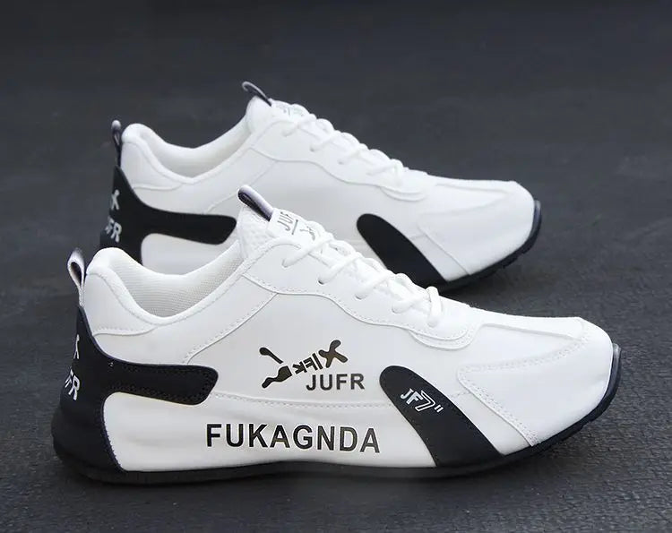 Zapatillas de deporte impermeables de cuero PU para Hombre,