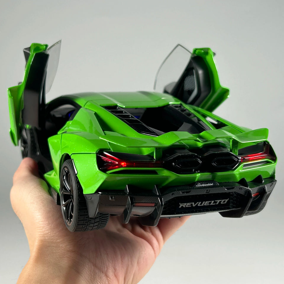Lamborghini Revuelto-Super coche deportivo de aleación, modelo fundido a presión,