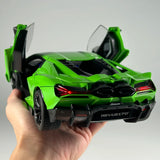 Lamborghini Revuelto-Super coche deportivo de aleación, modelo fundido a presión,