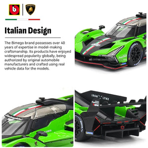 Lamborghini SC63 LMDh Porsche 963 Romeo modelo de carreras