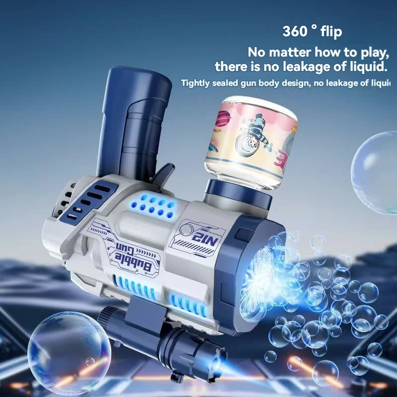 Pistola de burbujas automática de 12 orificios, máquina de burbujas