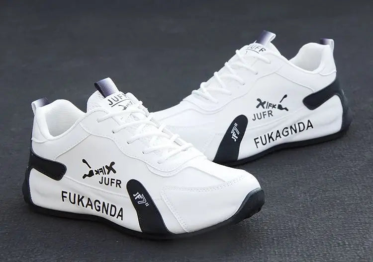 Zapatillas de deporte impermeables de cuero PU para Hombre,