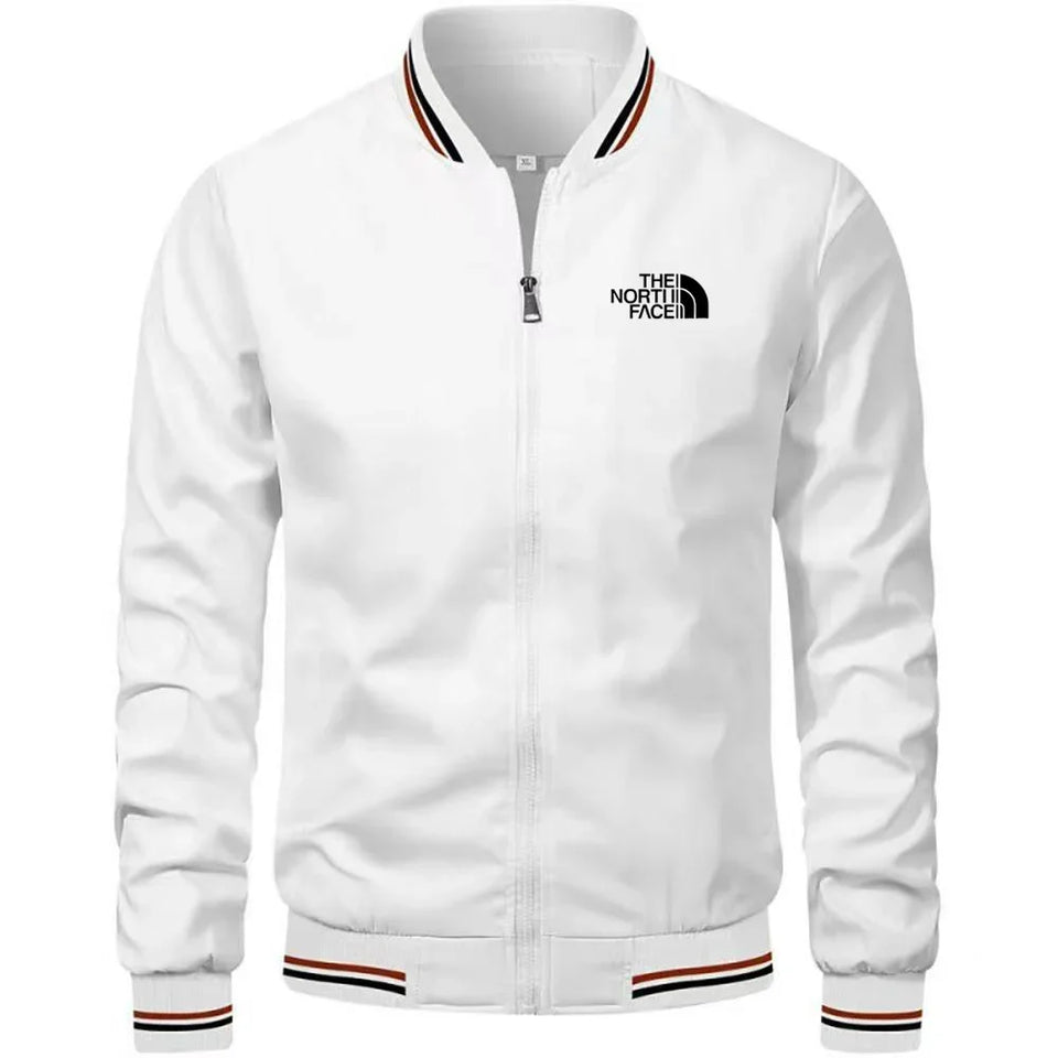 Men's woven casual multi-functional jacket, outdoor sports windproof, waterproof, sun-proof, hoodless slimming jacket