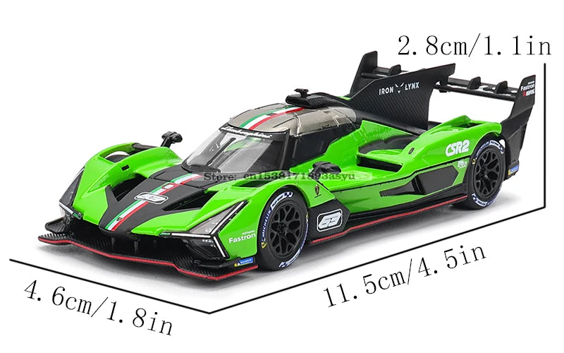 Lamborghini SC63 LMDh Porsche 963 Romeo modelo de carreras