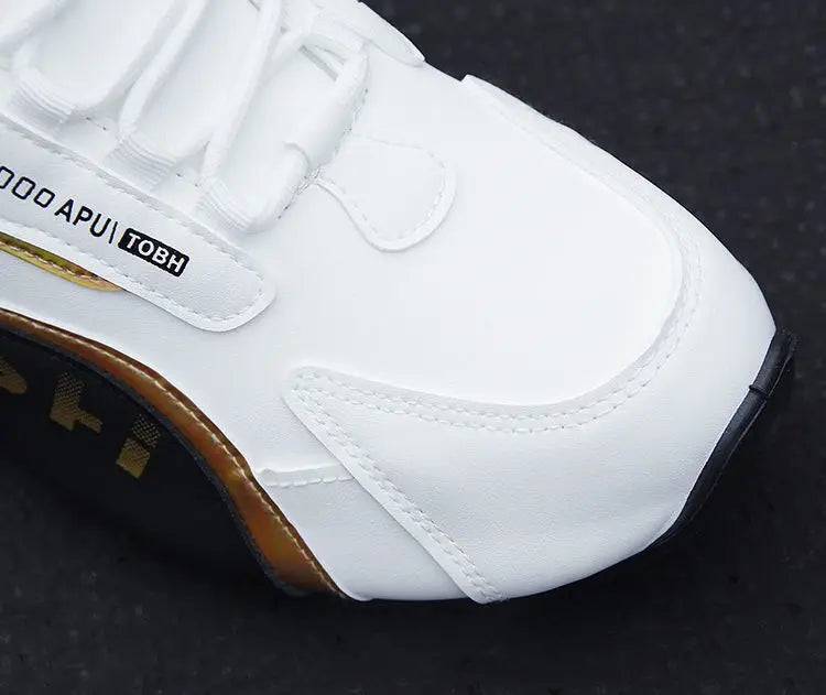 Zapatillas de deporte impermeables de cuero PU para Hombre,