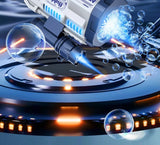 Pistola de burbujas automática de 12 orificios, máquina de burbujas