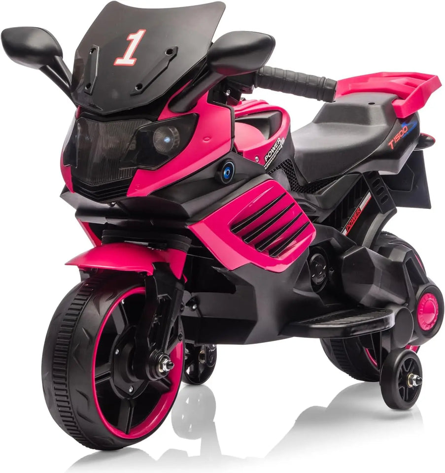 Motocicleta para niños de 6 V, coche de juguete eléctrico