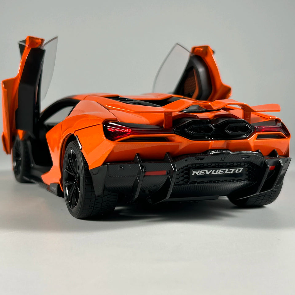 Lamborghini Revuelto-Super coche deportivo de aleación, modelo fundido a presión,