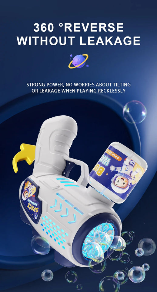 Pistola de burbujas totalmente automática