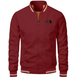 Men's woven casual multi-functional jacket, outdoor sports windproof, waterproof, sun-proof, hoodless slimming jacket