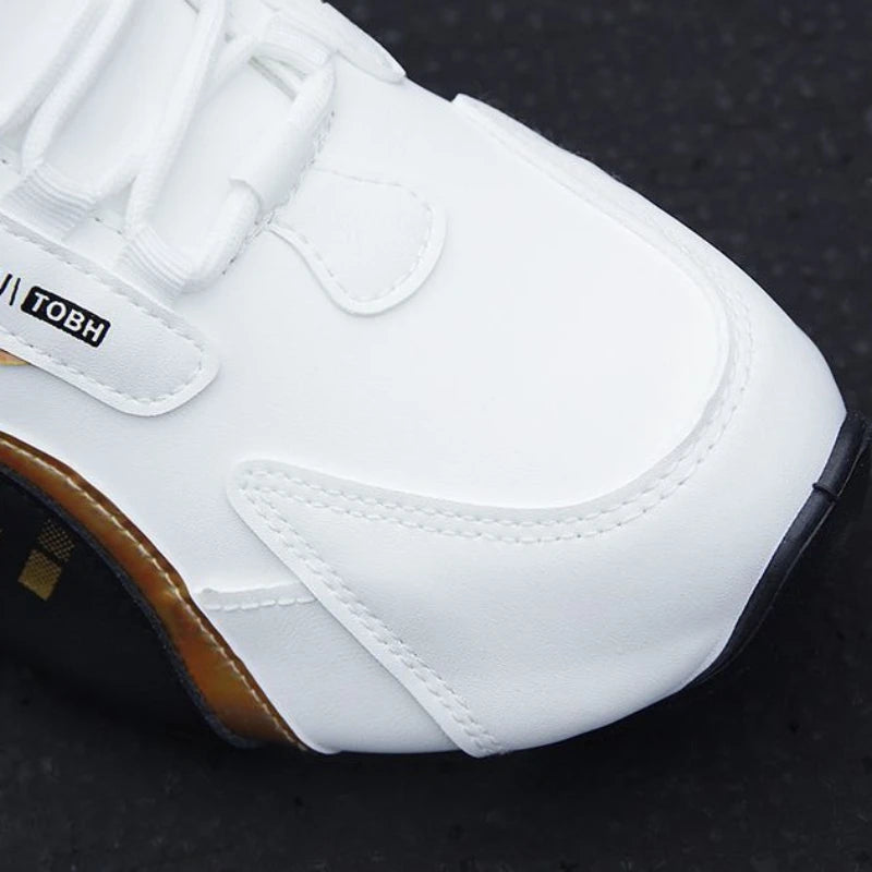 Zapatillas de deporte impermeables de cuero PU para Hombre,