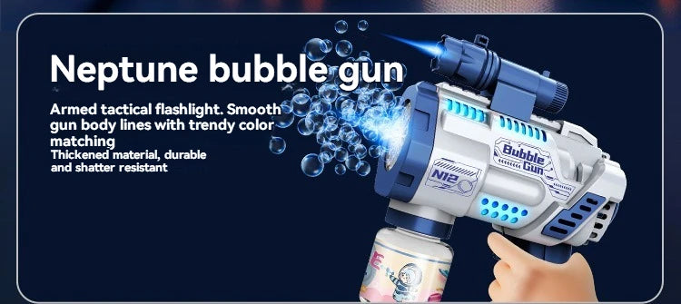 Pistola de burbujas automática de 12 orificios, máquina de burbujas