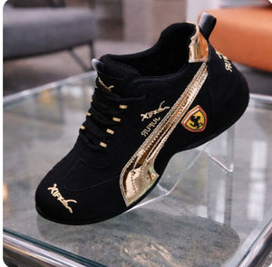 Zapatillas deportivas cómodas, bordadas, elegantes y versátiles